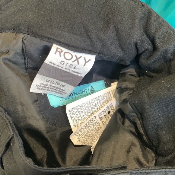 Roxy Girls’ Backyard Snow Pants Size L 12 - Picture 6 of 7